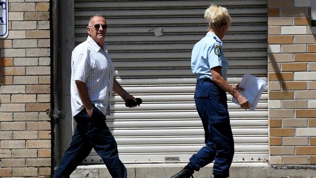 Former Labor NSW minister Milton Orkopoulos is seen after being held at Maroubra Police Station, Sydney. Picture: AAP