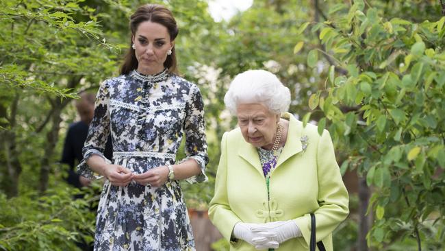 Someone has been studying The Crown — and it’s not the Queen. Picture: Geoff Pugh/WPA Pool/Getty Images