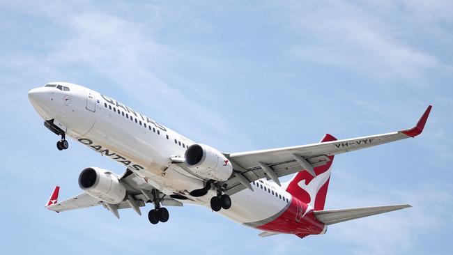 Qantas will offer high speed Wi-Fi on some selected flights. Picture: Brendan Radke