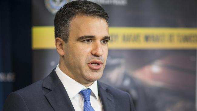 Corrections Minister Peter Malinauskas was left red-faced over the incident.