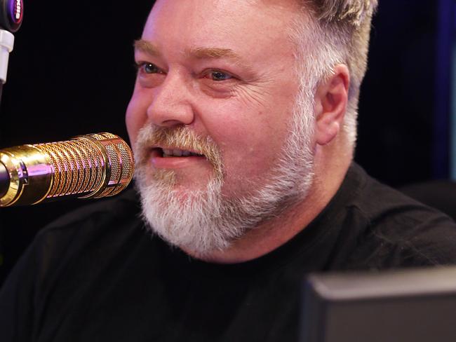 SUNDAY TELEGRAPH - Kyle Sandilands and Jackie O pictured at Kiis FM studios today for Sunday Telegraph exclusive.