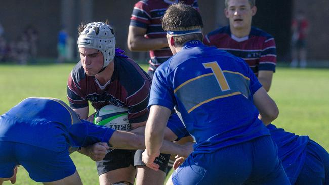 GPS Rugby The Southport School v Churchie at The Village Green Oval TSS. Picture: Glenn Campbell