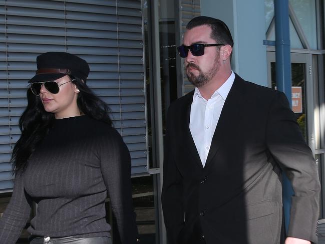 Mr Russell arriving at Gosford Local Court for the first time in May charged with mutilating a woman's genitalia. Picture: AAP Image / Sue Graham