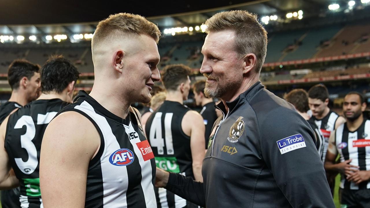 Nathan Buckley loves his club. Photo: AAP Image/Scott Barbour
