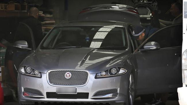 Police seized the Jaguar in a raid this week.