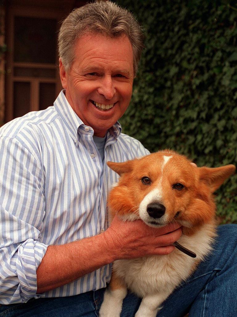 Tony Barber with his dog Ben.