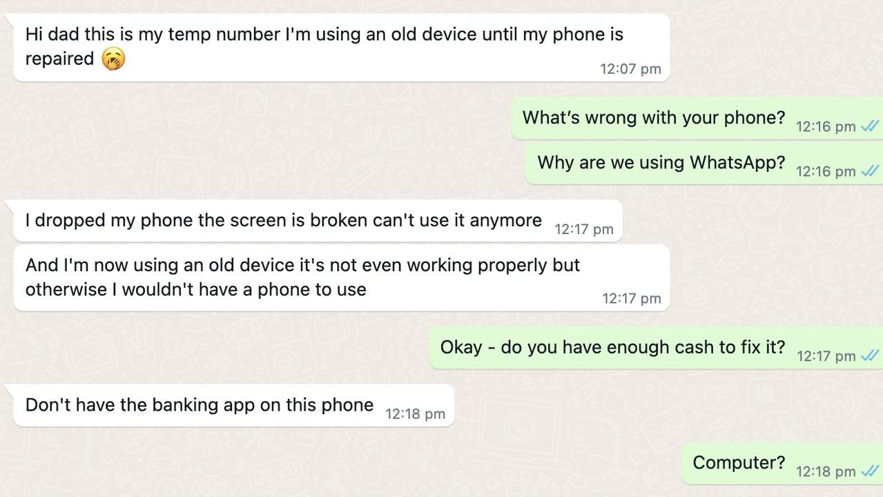 Escroquerie « maman et papa » de WhatsApp : indice qui a révélé le mensonge de 5000 $ de l’escroc