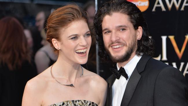 These two hooked up during filming on Game of Thrones. Picture: Anthony Harvey/Getty Images