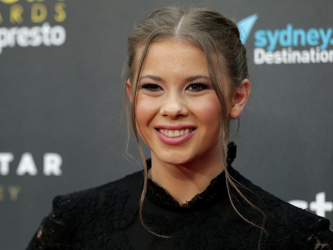 Bindi Irwin arrives ahead of the 5th AACTA Awards in Sydney.