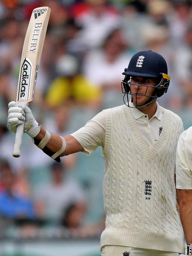 Even Stuart Broad reached a half century last year. Picture: AAP