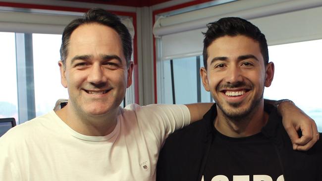 Michael Wippa Wipfli takes on weight loss challenge through Men's Health under the guidance of personal trainer Jono Castano. Picture: Supplied