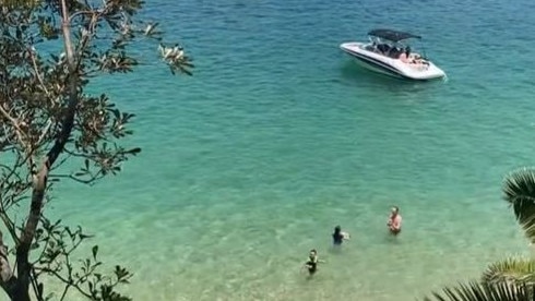 Aussies discover ‘secret’ swimming spot. Picture: TikTok/saltseawaves