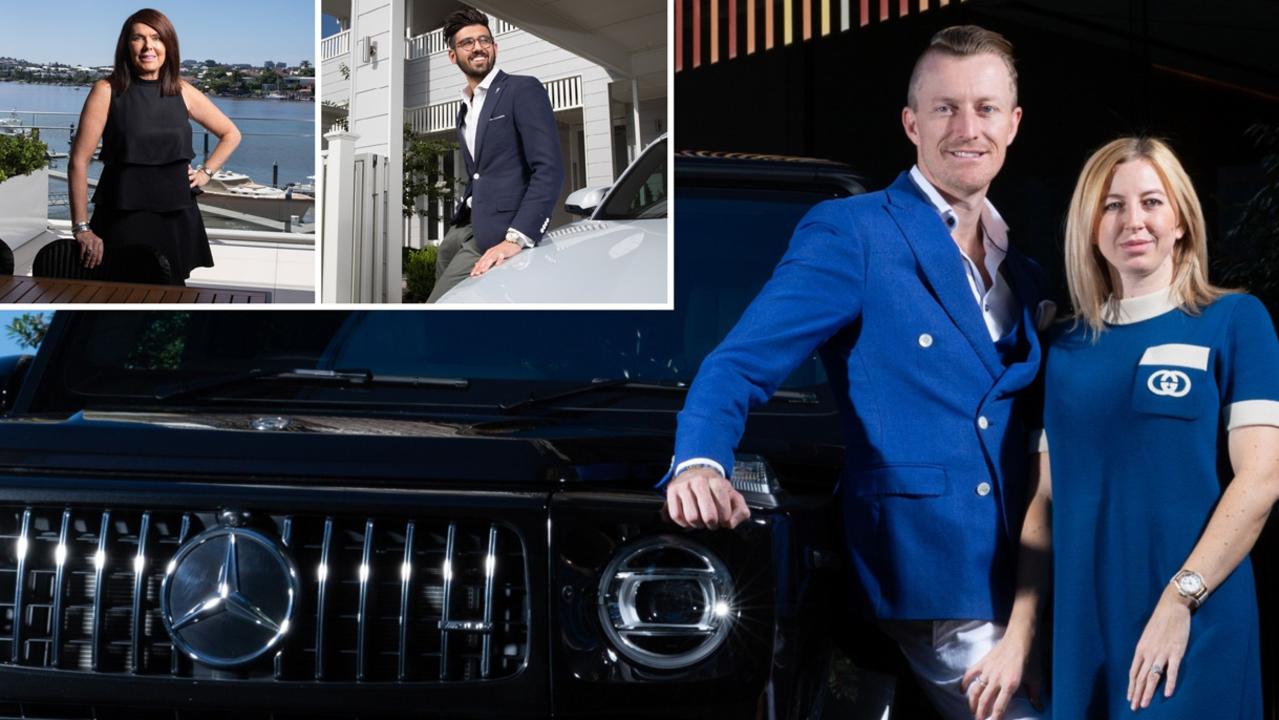 Inside the lavish lifestyles of Queensland's top real estate agents.