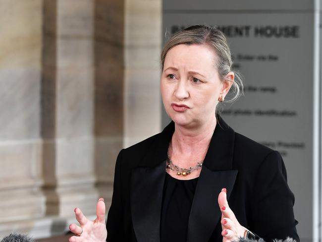 The Attorney-General  Yvette D'Ath MP makes an announcement regarding The Star. Picture: Patrick Woods.