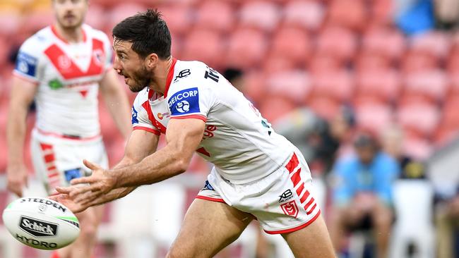 Ben Hunt will stay on the bench at the Dragons. Picture: Bradley Kanaris/Getty Images