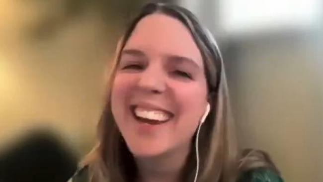 Kindergarten teacher Arielle Fodor, who goes by Mrs Frazzled on TikTok. Picture: X