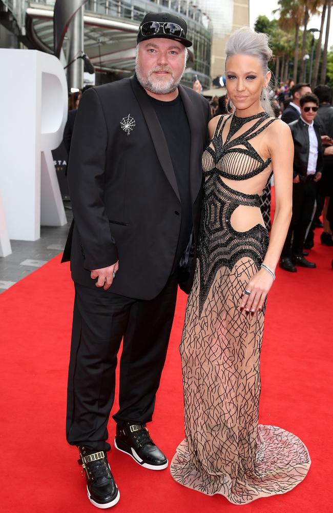 Kyle Sandilands and Imogen Anthony