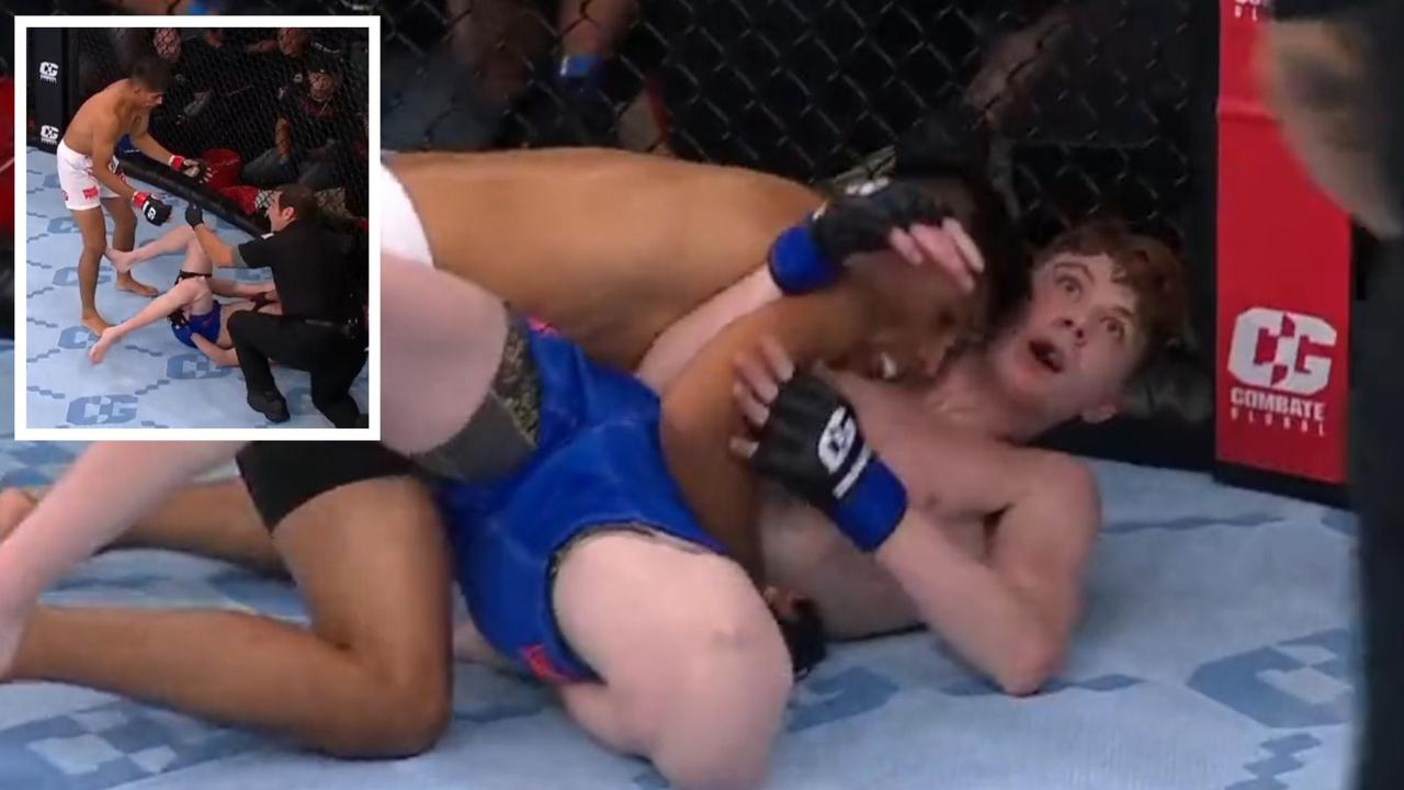 MMA 2023 Sickening scenes as worst leg break in MMA history rocks fans, Dylan Reischman Vs Jaime Mora news.au — Australias leading news site