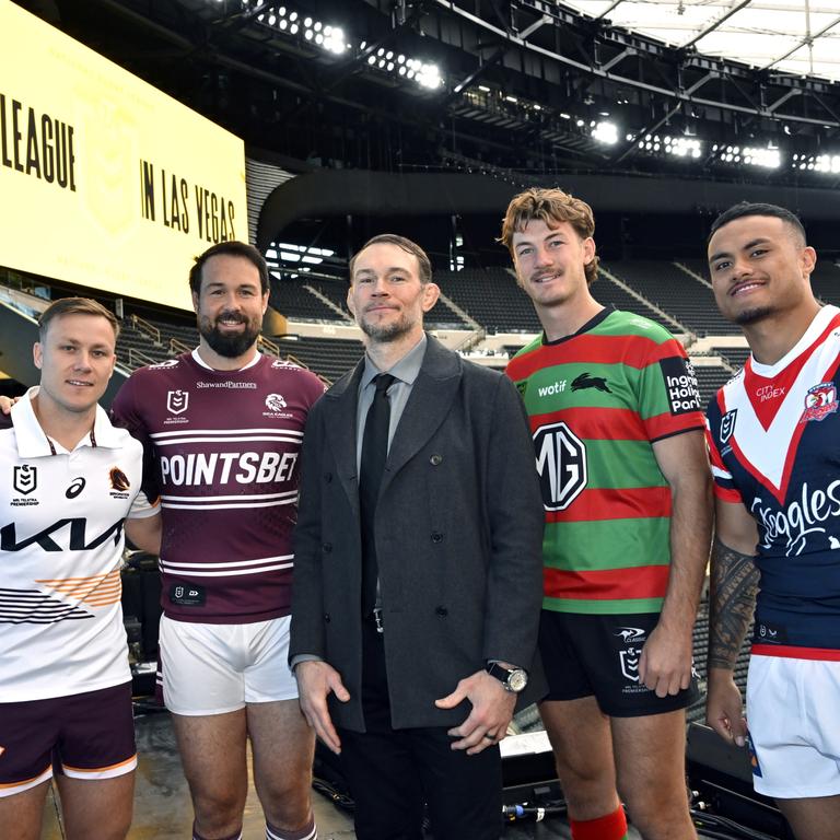 NRL stars with UFC Hall of Famer Forrest Griffin. Picture: David Becker/Getty Images