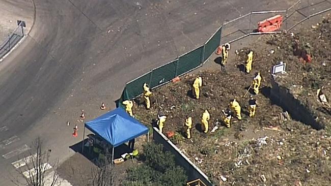 Police were called to the Wingfield Integrated Waste Services after a worker made the grim discovery. Picture: 7NEWS