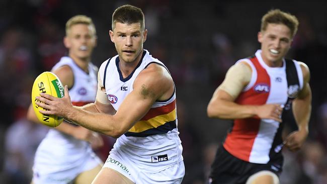 Bryce Gibbs once again showed his class for the Crows. Picture: AAP Image/Julian Smith