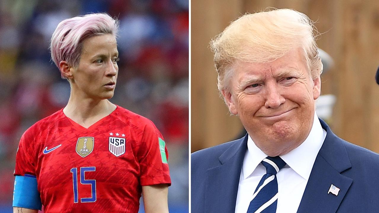 President Trump isn't happy with Megan Rapinoe