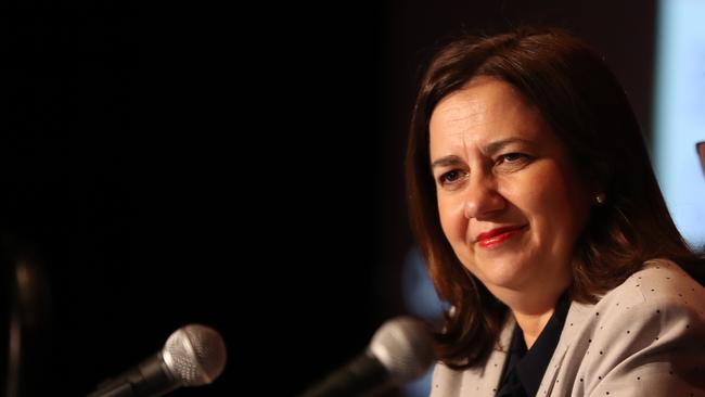 Premier Annastacia Palaszczuk, ALP Queensland State Conference, Brisbane Convention and Exhibition Centre, South Brisbane. Picture: Liam Kidston