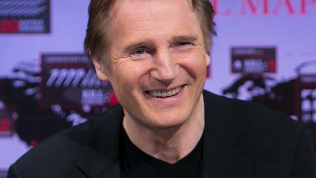 MADRID, SPAIN - APRIL 16:  Actor Liam Neeson attends 'El Hormiguero' Tv Show at Vertice Studio on April 16, 2015 in Madrid, Spain.  (Photo by Pablo Cuadra/Getty Images)