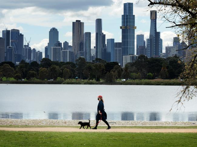 Melbourne is deep into a sixth Covid lockdown. Picture: Andrew Henshaw