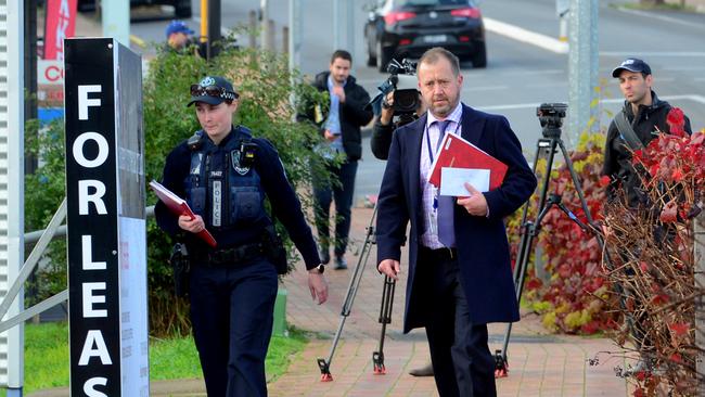 Southern CIB detectives were focused on the main strip that runs through McLaren Vale. Picture: Sam Wundke