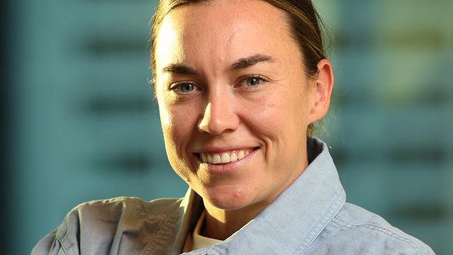 Matildas goalkeeper Mackenzie Arnold in Melbourne staying at Crown Towers.                      Picture: David Caird