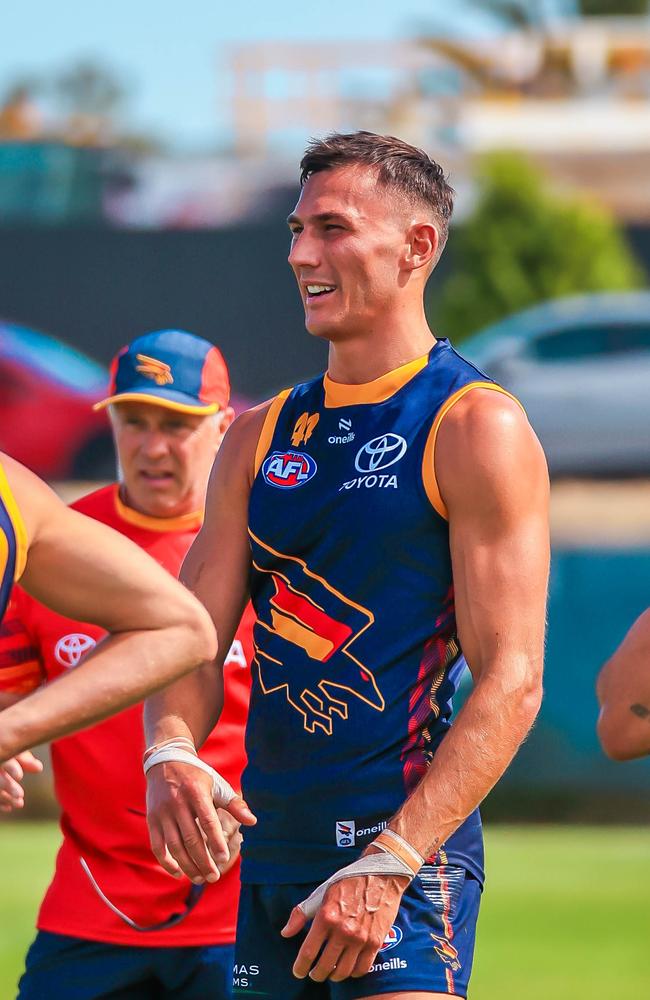 Adelaide recruit Isaac Cumming has shone during pre-season. Picture: Adelaide FC/Zac Standish