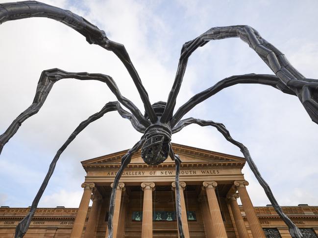 Installation of Louise Bourgeois’ 'Maman' at the Art Gallery of New South Wales. The gallery is hosting a free spider-sculpting workshop for kids, inspired by its exhibition of Bourgeois’ works. Picture: Supplied/Felicity Jenkins