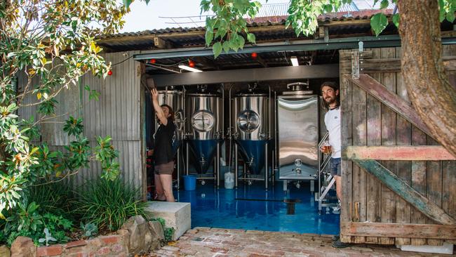 The brew house is tucked behind Castlemaine’s Theatre Royal.