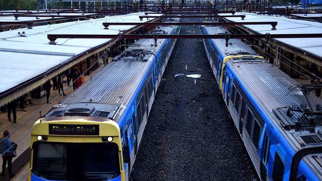 Complaints to Victoria’s public transport watchdog have surged as fed-up commuters become increasingly irate about interruptions on the network. Picture: AAP/Alex Murray