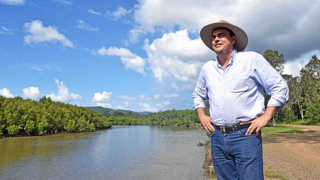 Whitsunday MP Jason Costigan at the Proserpine River. Picture: inge hansen