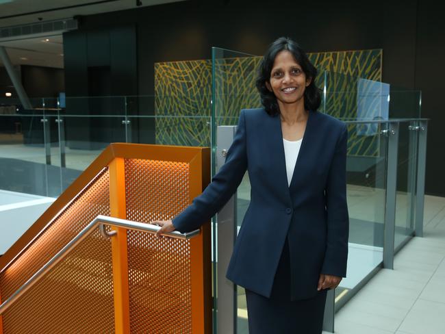 03/05/2019. Macquarie CEO  Shemara Wikramanayake, after making the companies annual profit announcement at their headquarters in Sydney. Britta Campion / The Australian