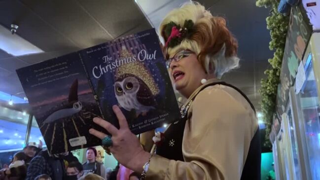 A drag queen story hour goes ahead despite threats