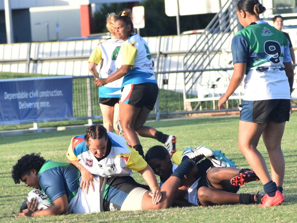 Rockhampton Rugby League’s annual Reef versus Beef women's game, Browne Park, March 19, 2022.