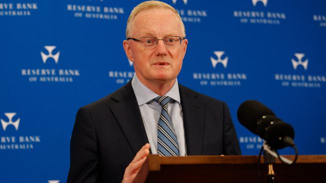 Reserve Bank of Australia governor Philip Lowe and the RBA board will meet next Tuesday to determine whether households will be hit with a 13th rate hike in just over a year. Picture: Nikki Short/NCA NewsWire