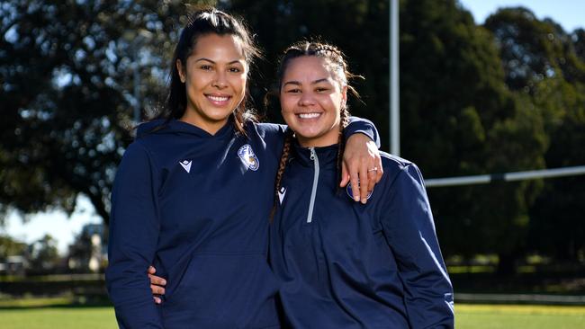 New Eels recruits Kennedy Cherrington and Tiana Penitani.