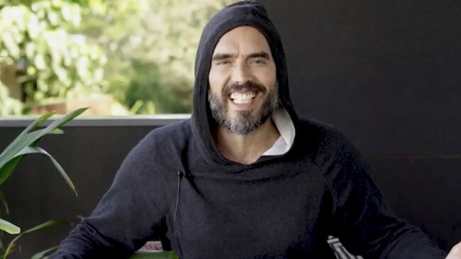 Russell Brand shared a video from Australia about self-isolation to his YouTube page