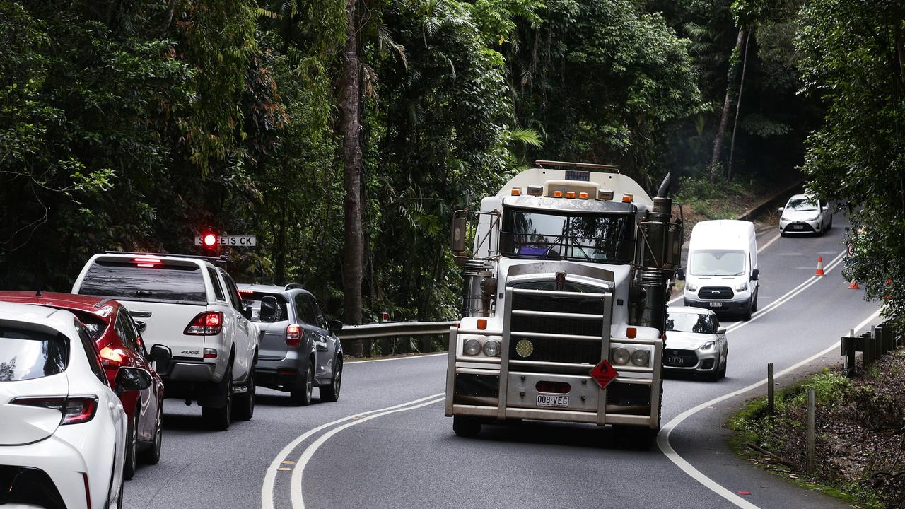 Tje Kuranda Range Road section of the Kennedy Highway at Streets Creek near Kuranda. Picture: Brendan Radke