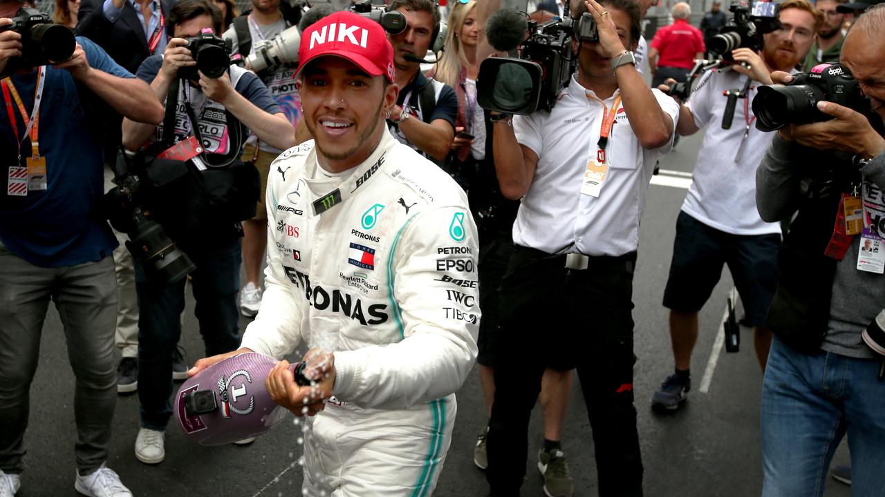 Lewis Hamilton leads the championship after four wins from six races.