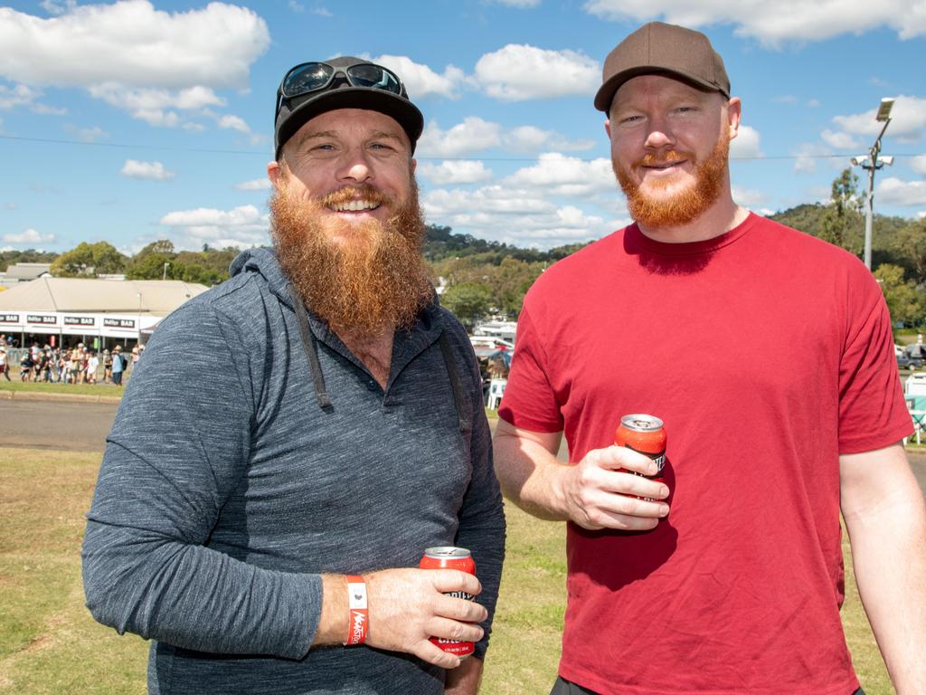 Michael Shepherd (left) and Jon Lowe. Meatstock at the Toowoomba Showgrounds. April 14th, 2023