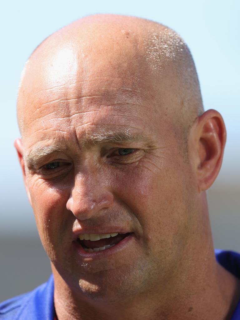 Nathan Brown before his sacking by the Warriors. Picture: Ashley Feder/Getty Images