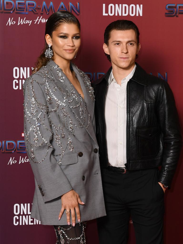 There’s a 6cm height difference between the Spider-Man co-stars. Picture: Gareth Cattermole/Getty Images