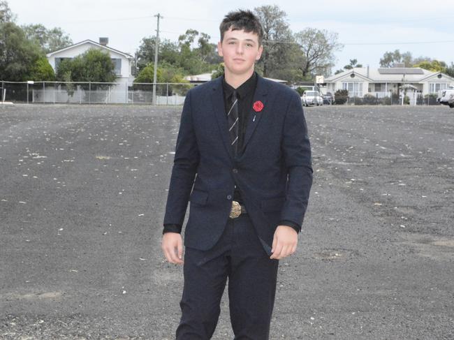 Jack Dagan at the Dalby Christian College Formal