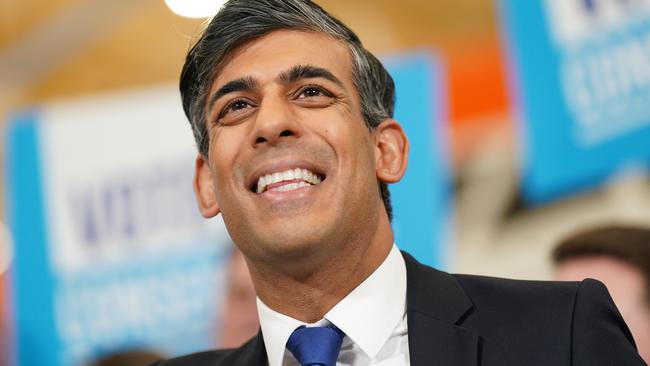 UK Prime Minister Rishi Sunakclaims the country faces a hung parliament. Picture: Getty Images.