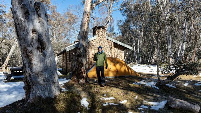 You can camp at Lake Catani in Mount Buffalo National Park at any time of year. Picture: Supplied.